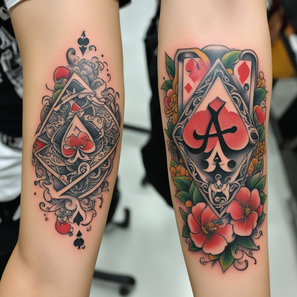 Ace & Playing Card Tattoo Designs design 24, tattoo inspiration