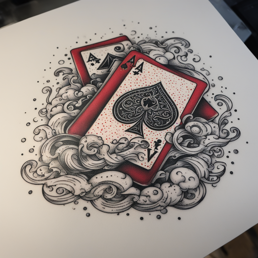 Ace & Playing Card Tattoo Designs design 25, tattoo inspiration