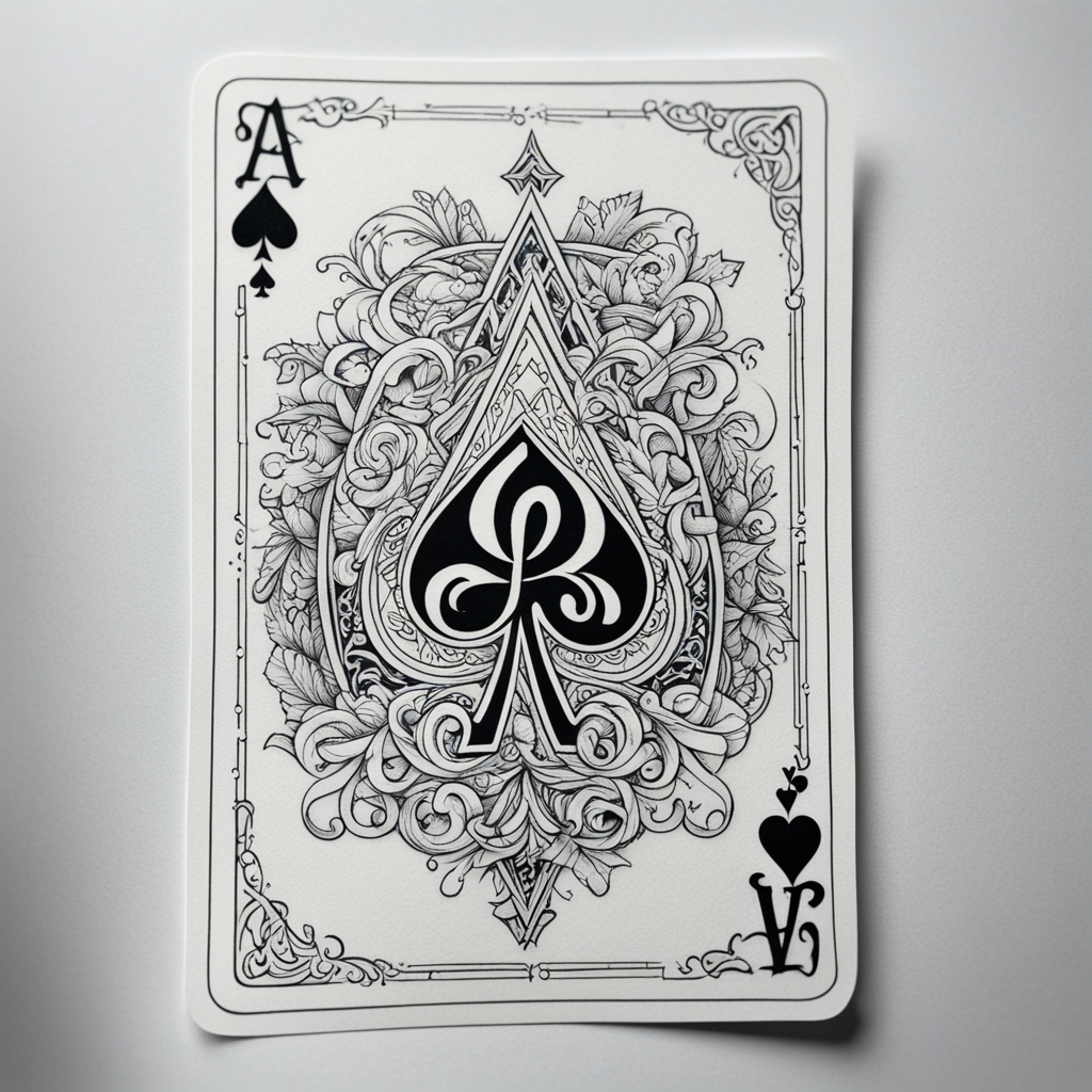 Ace & Playing Card Tattoo Designs design 34, tattoo inspiration