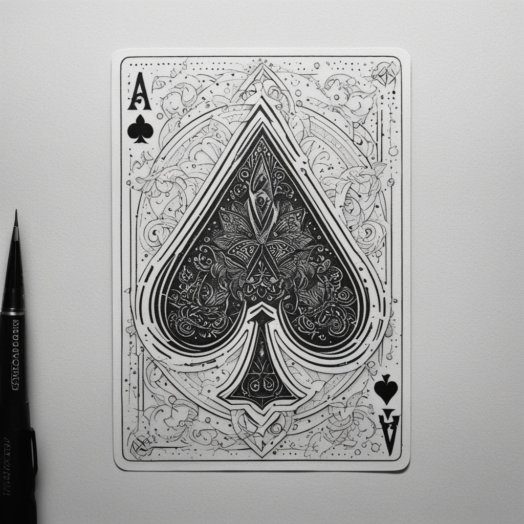 Ace & Playing Card Tattoo Designs design 39, tattoo inspiration