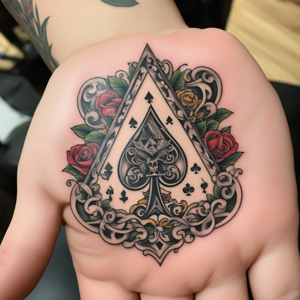 Ace & Playing Card Tattoo Designs design 42, tattoo inspiration