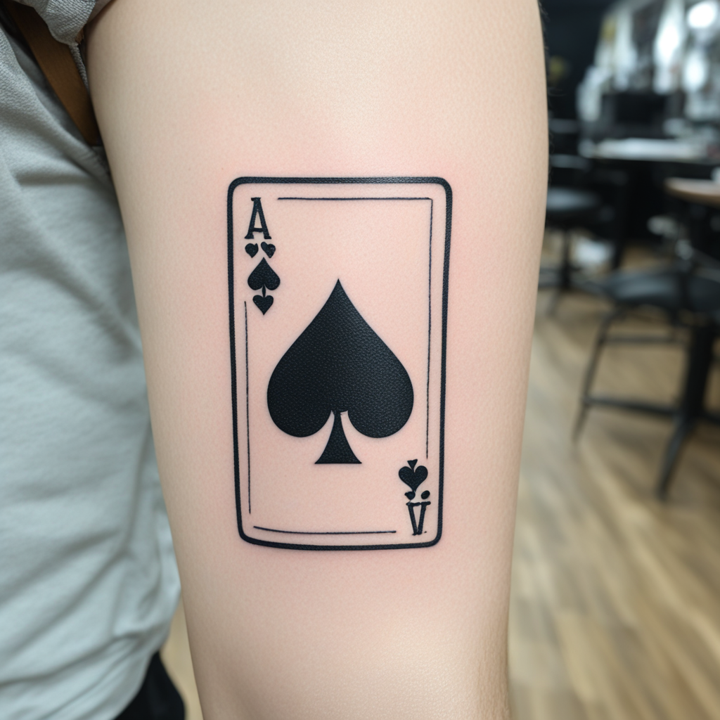 Ace & Playing Card Tattoo Designs design 44, tattoo inspiration