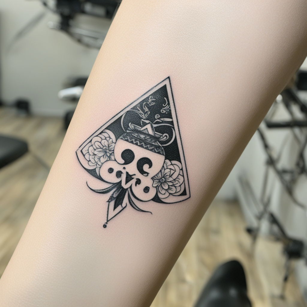Ace & Playing Card Tattoo Designs design 46, tattoo inspiration