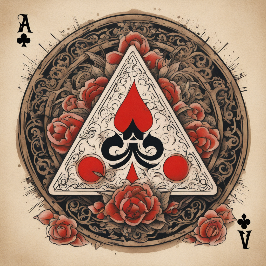 Ace Card Defining Central Focus, Ace & Playing Card Tattoo Designs tattoo design, tattoo inspiration