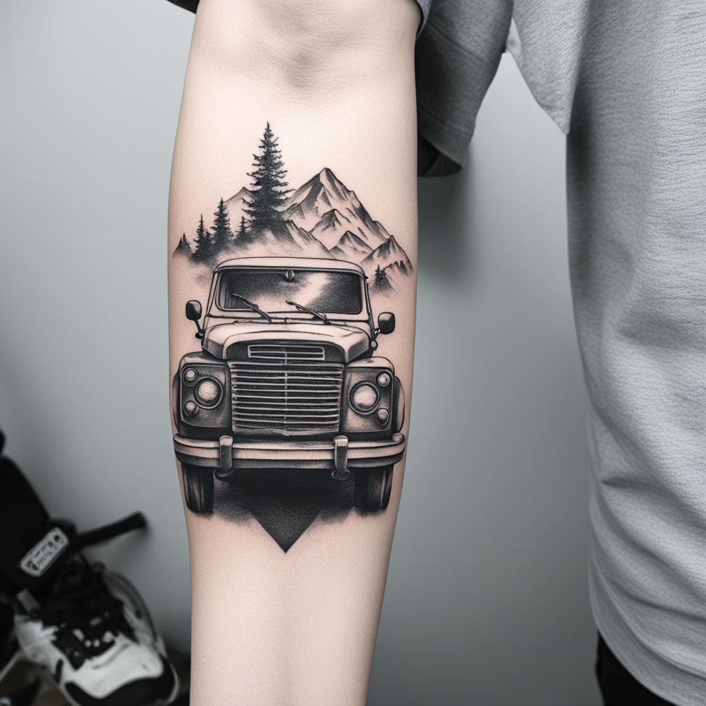 Vehicle Shape, Car & Automotive Tattoo Designs tattoo design, tattoo inspiration