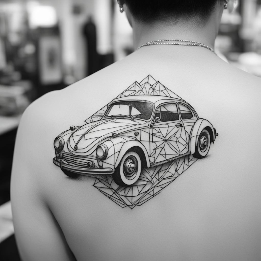 Car Advancing Forward, Car & Automotive Tattoo Designs tattoo design, tattoo inspiration