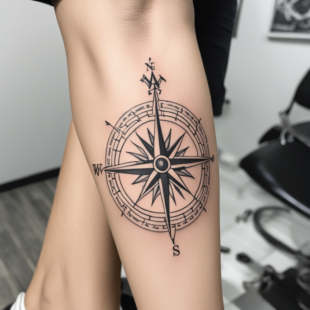 Compass Tattoo Designs design 1, tattoo inspiration
