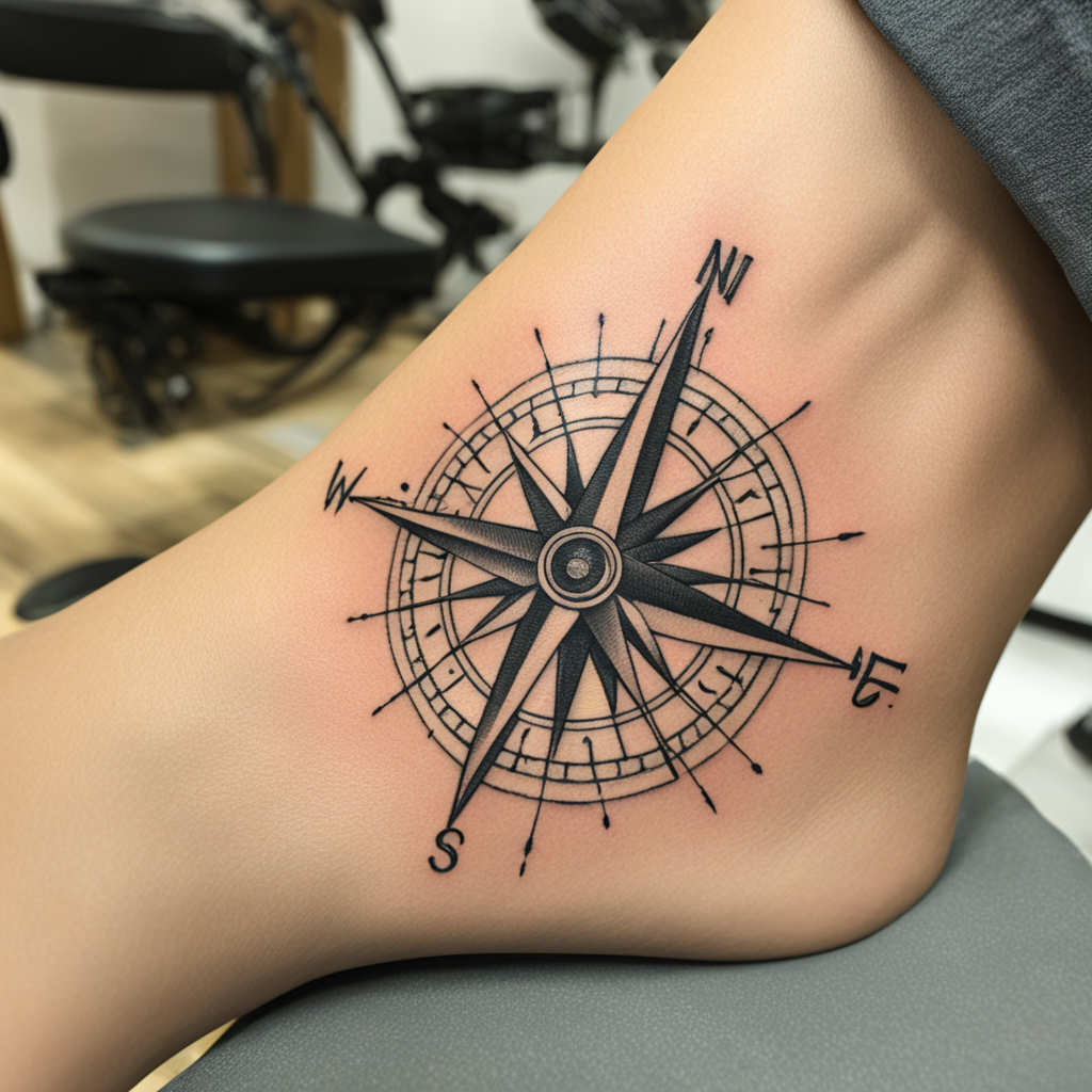 Compass Tattoo Designs design 15, tattoo inspiration