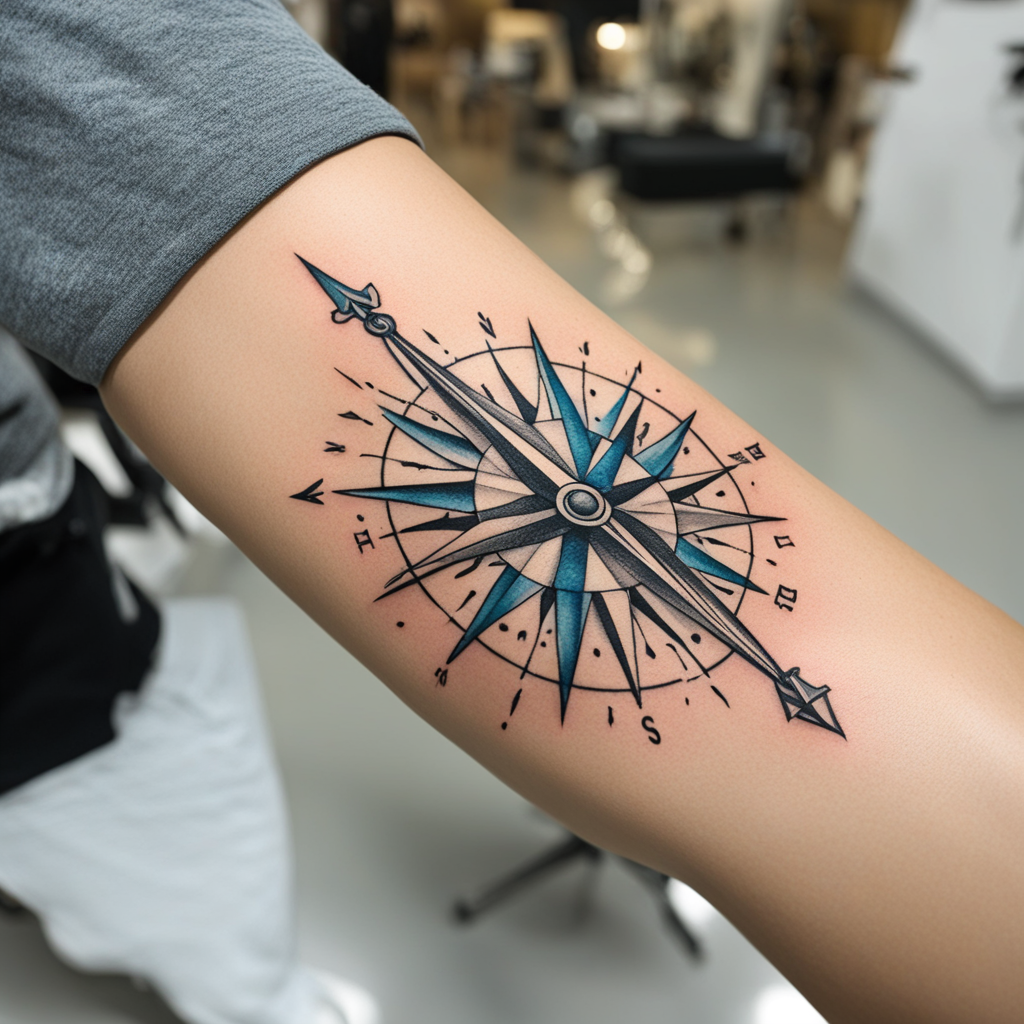Compass Tattoo Designs design 16, tattoo inspiration