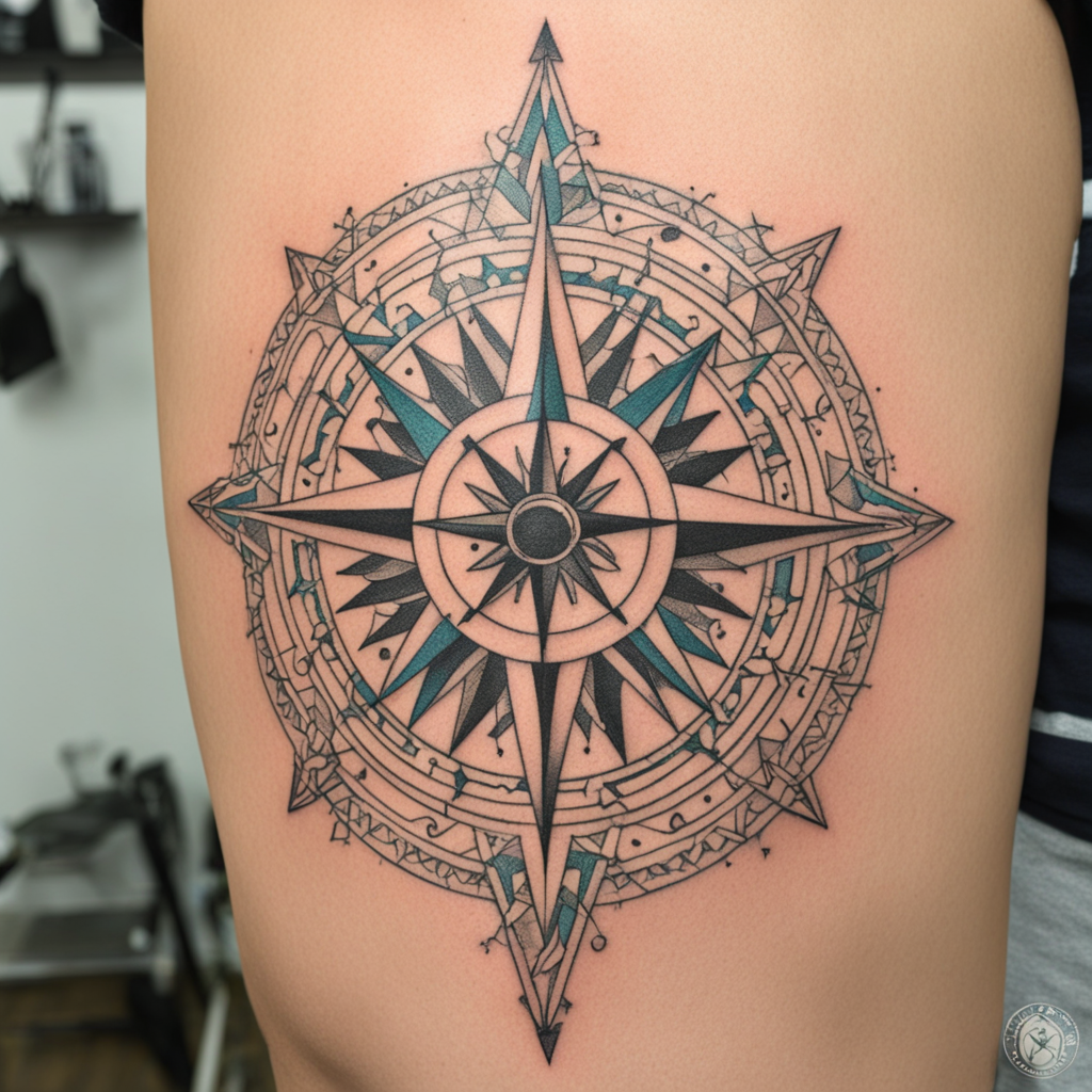 Compass Tattoo Designs design 33, tattoo inspiration