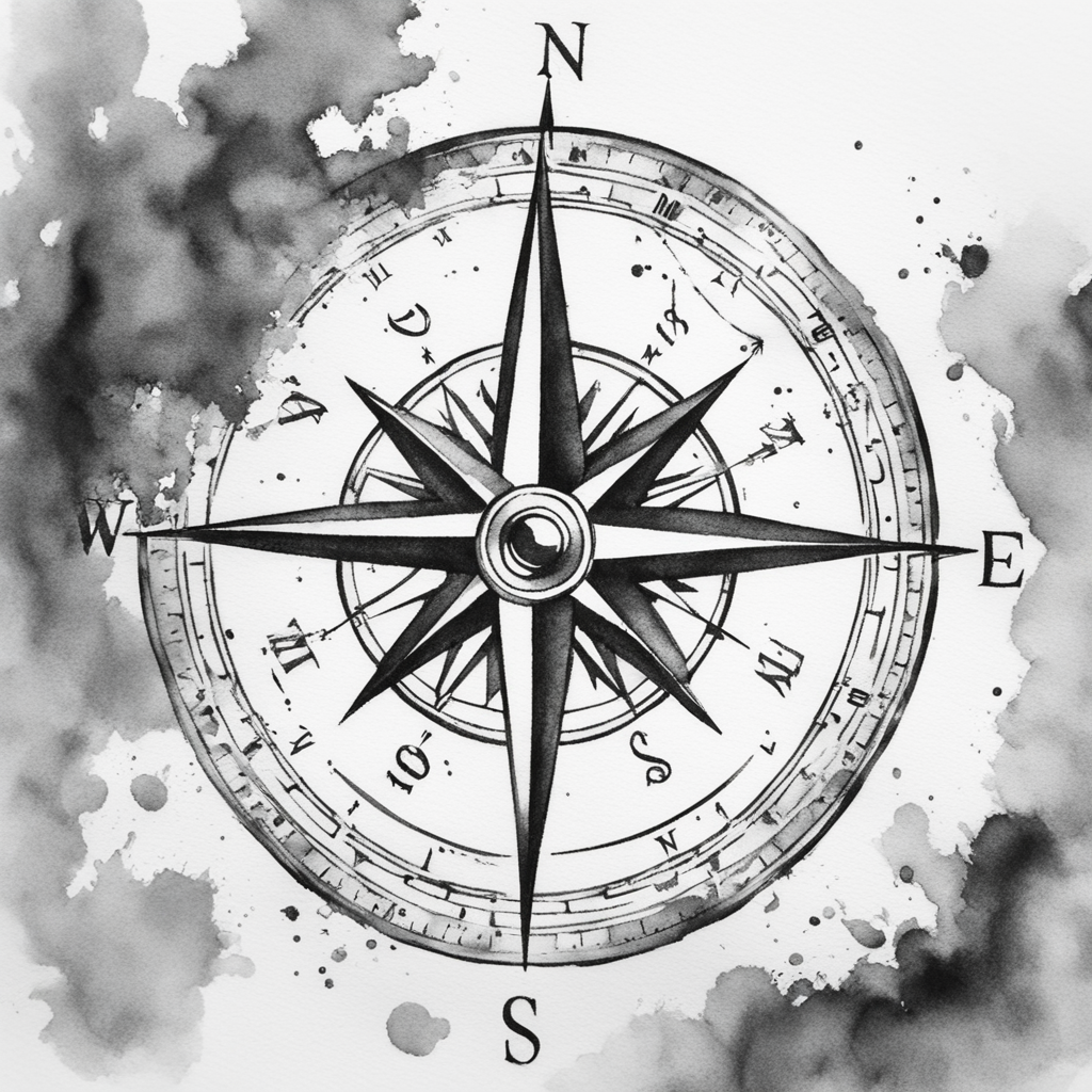Compass Tattoo Designs design 38, tattoo inspiration