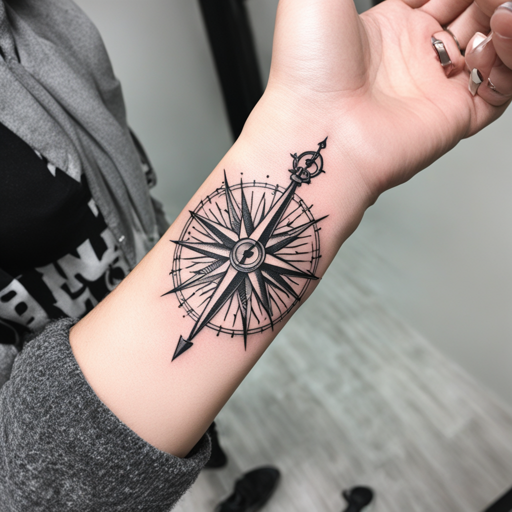 Compass Tattoo Designs design 39, tattoo inspiration