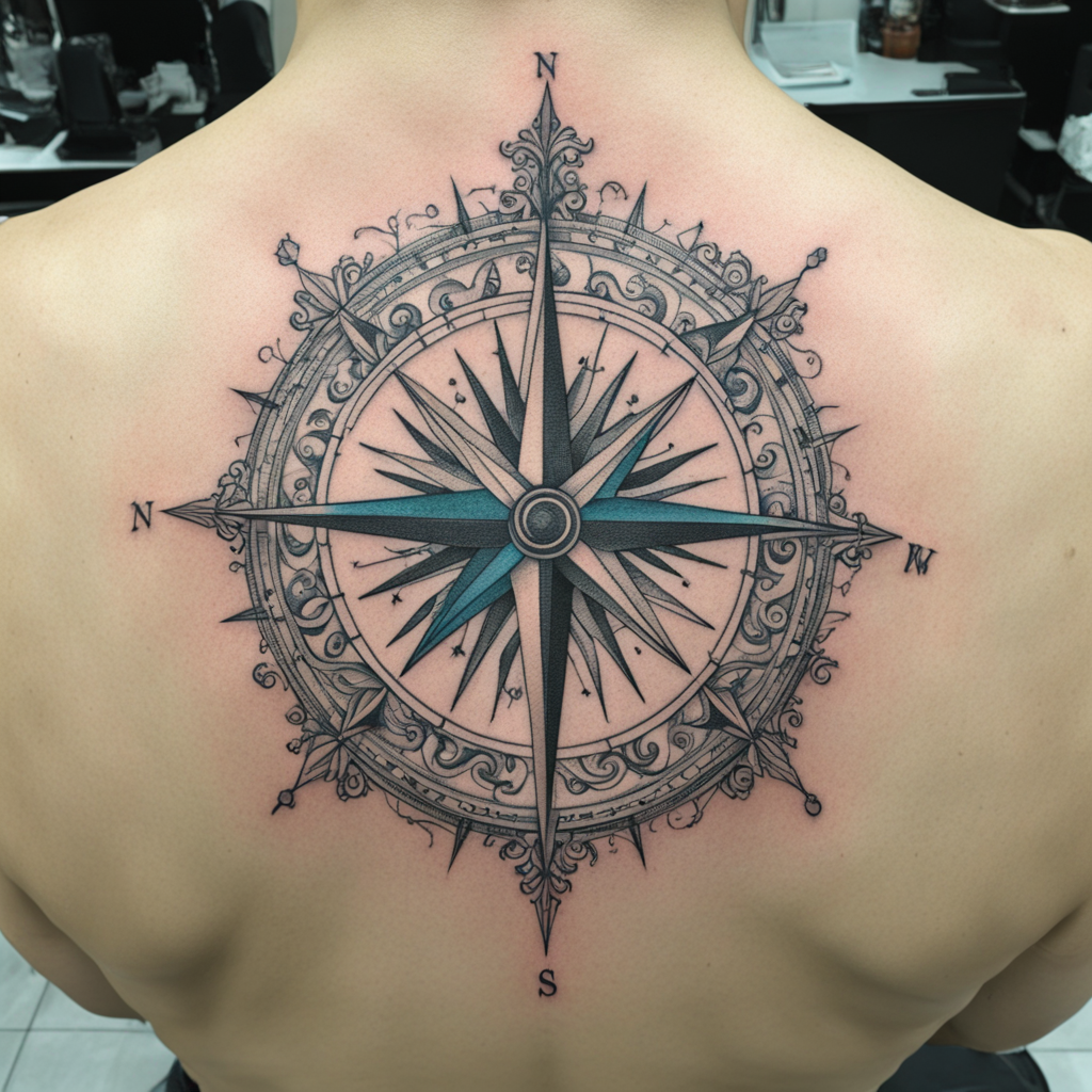 Compass Tattoo Designs design 41, tattoo inspiration