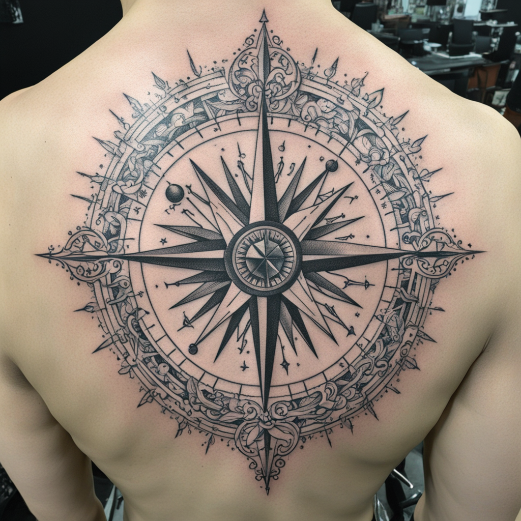 Compass Tattoo Designs design 43, tattoo inspiration