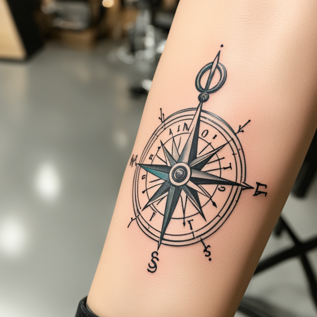 Compass Tattoo Designs design 44, tattoo inspiration