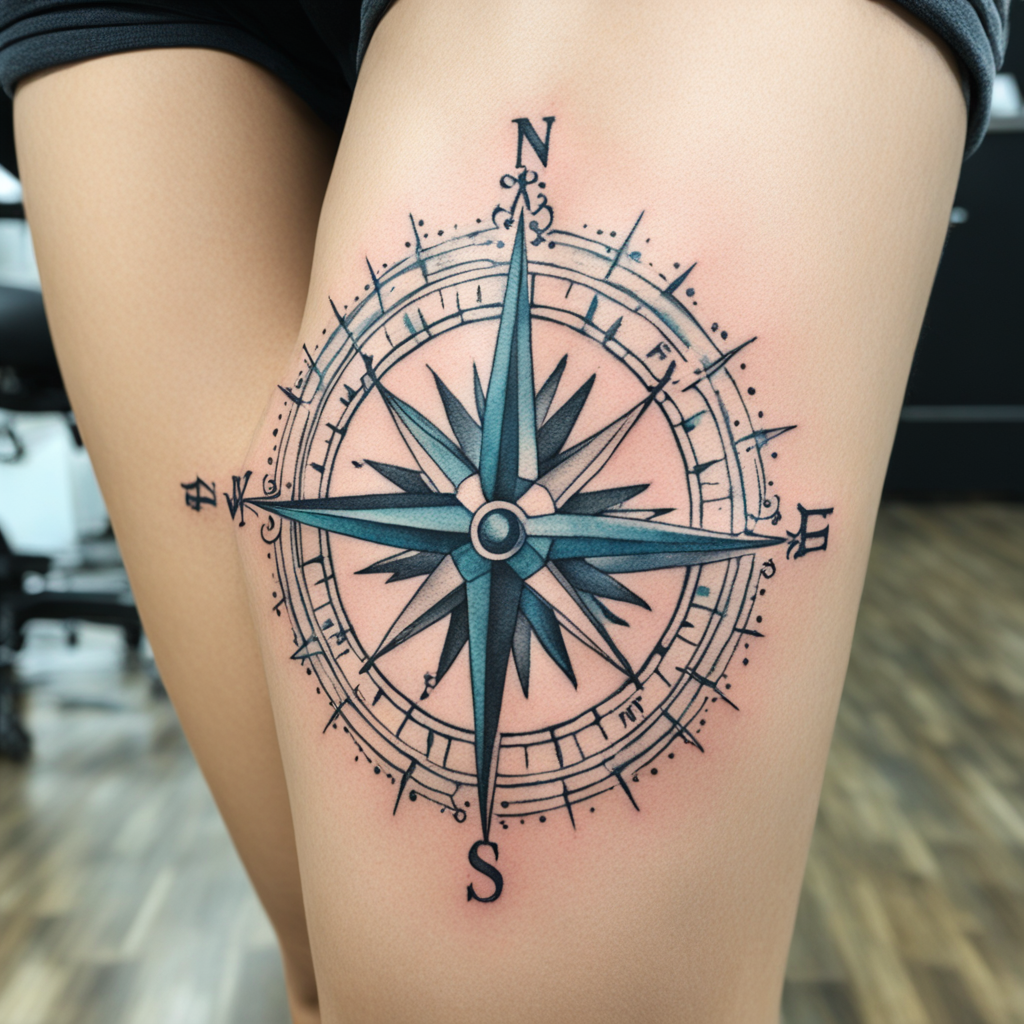 Compass Tattoo Designs design 45, tattoo inspiration