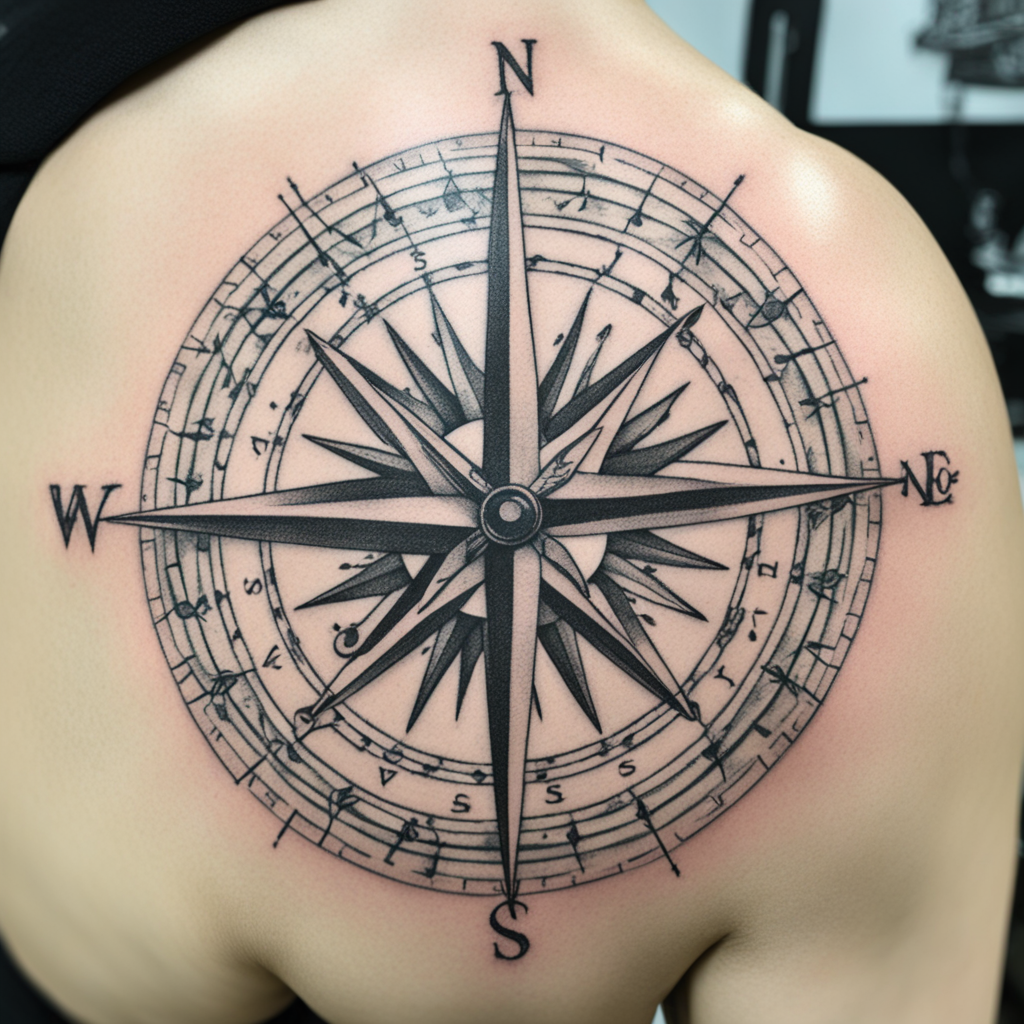 Compass Tattoo Designs design 49, tattoo inspiration