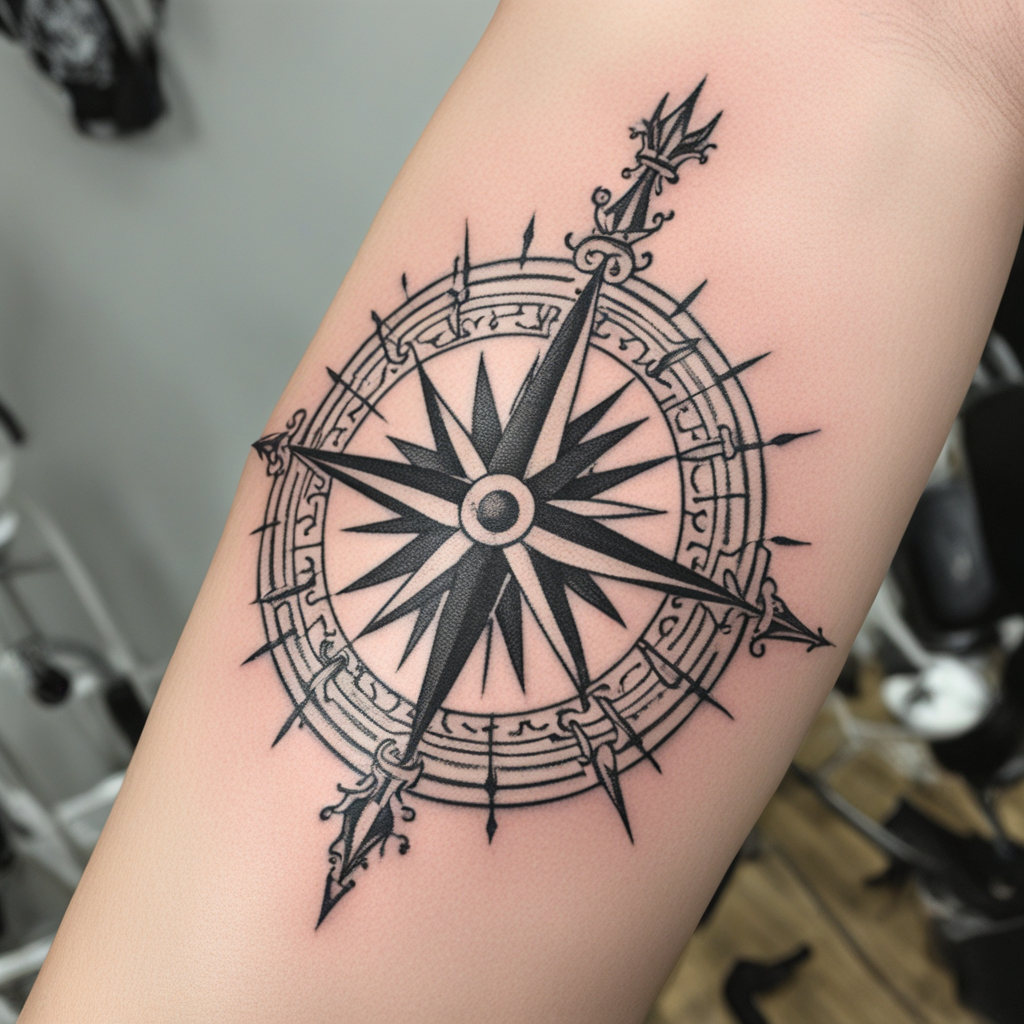 Compass Tattoo Designs design 50, tattoo inspiration