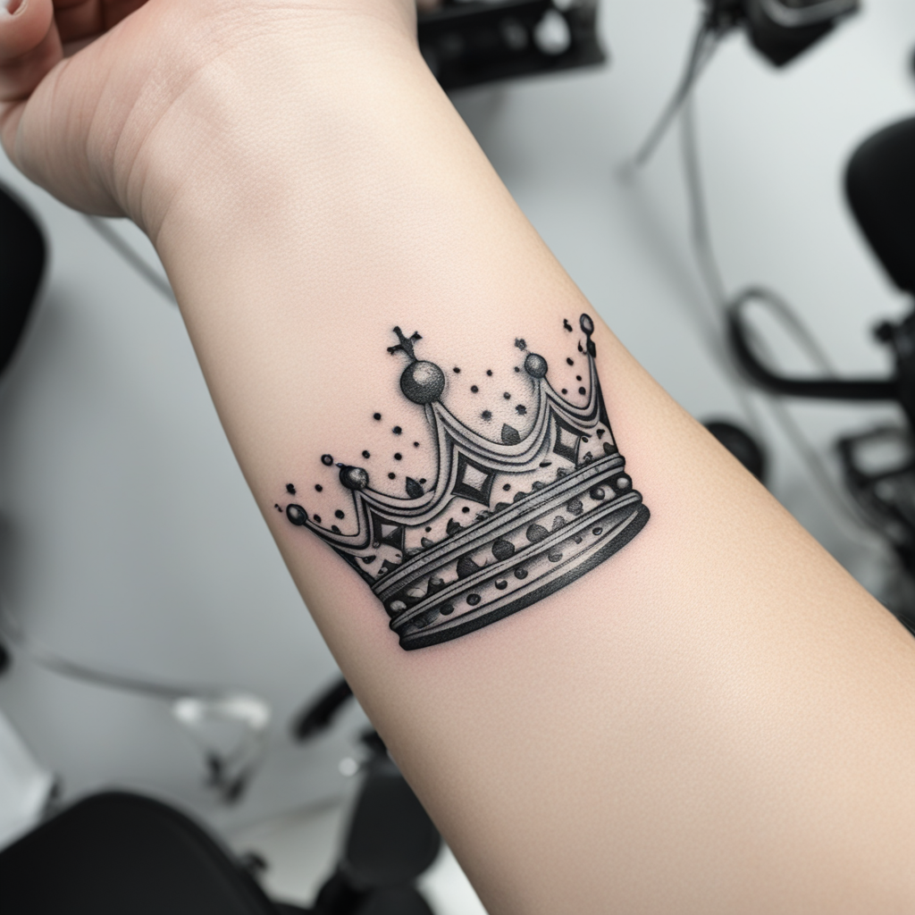 Crown Representing Responsibility Rather Than Dominance, Crown Tattoo Designs tattoo design, tattoo inspiration