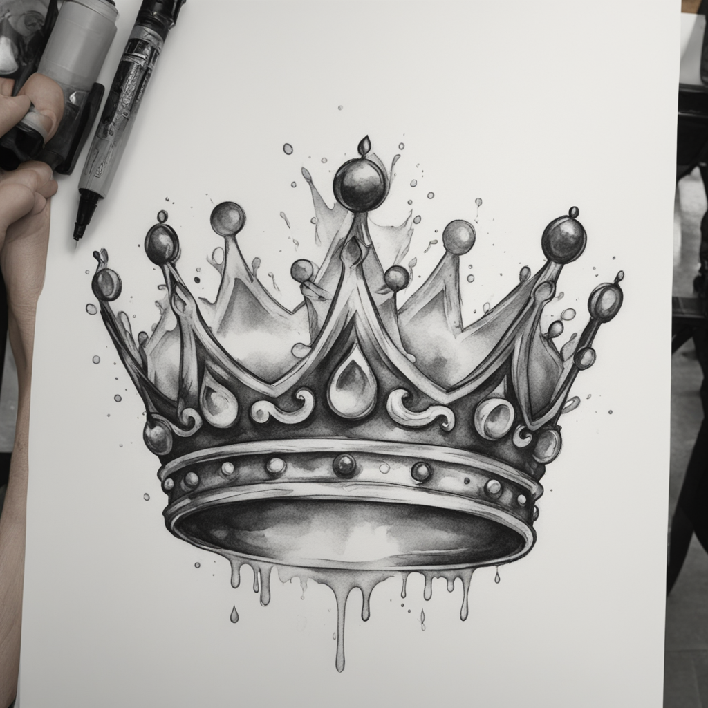 Crown Tattoo Designs design 7, tattoo inspiration