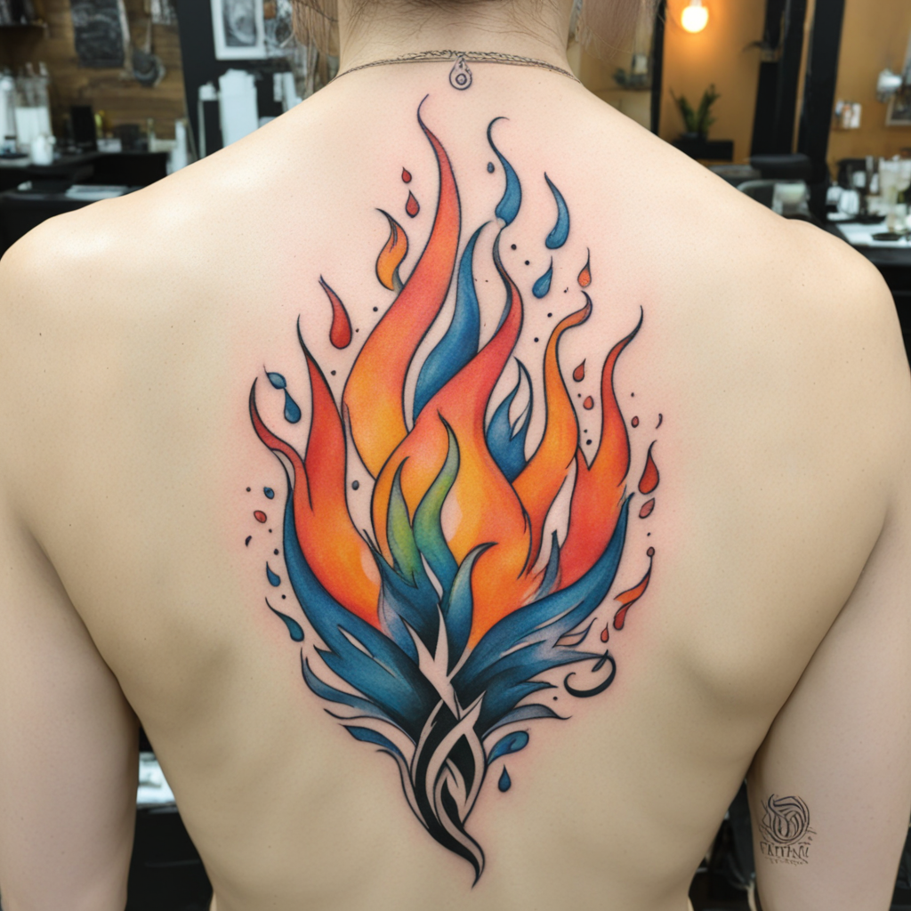Fire Expanding With Natural Rhythm, Fire Tattoo Designs tattoo design, tattoo inspiration