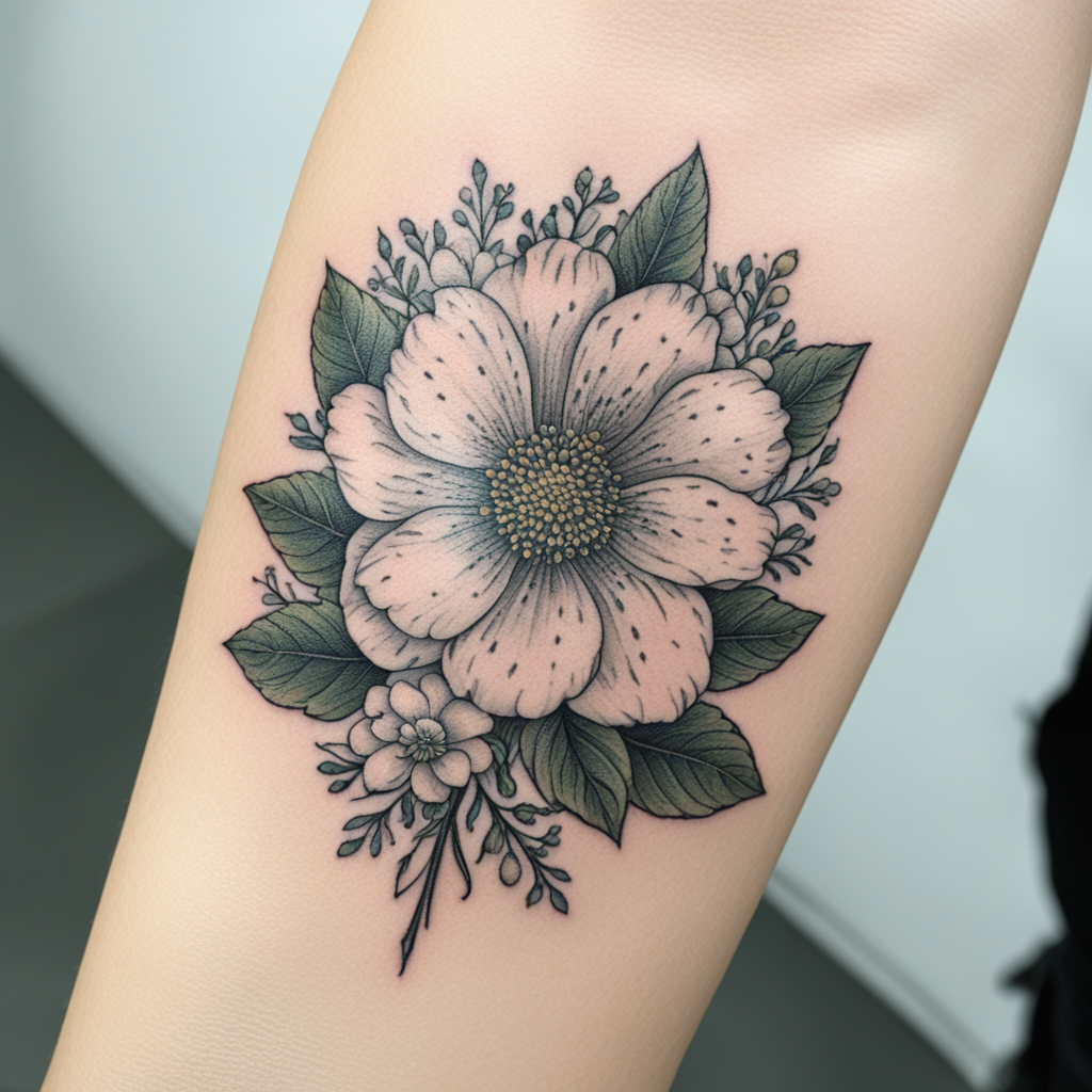 Flower Tattoo Designs design 11, tattoo inspiration