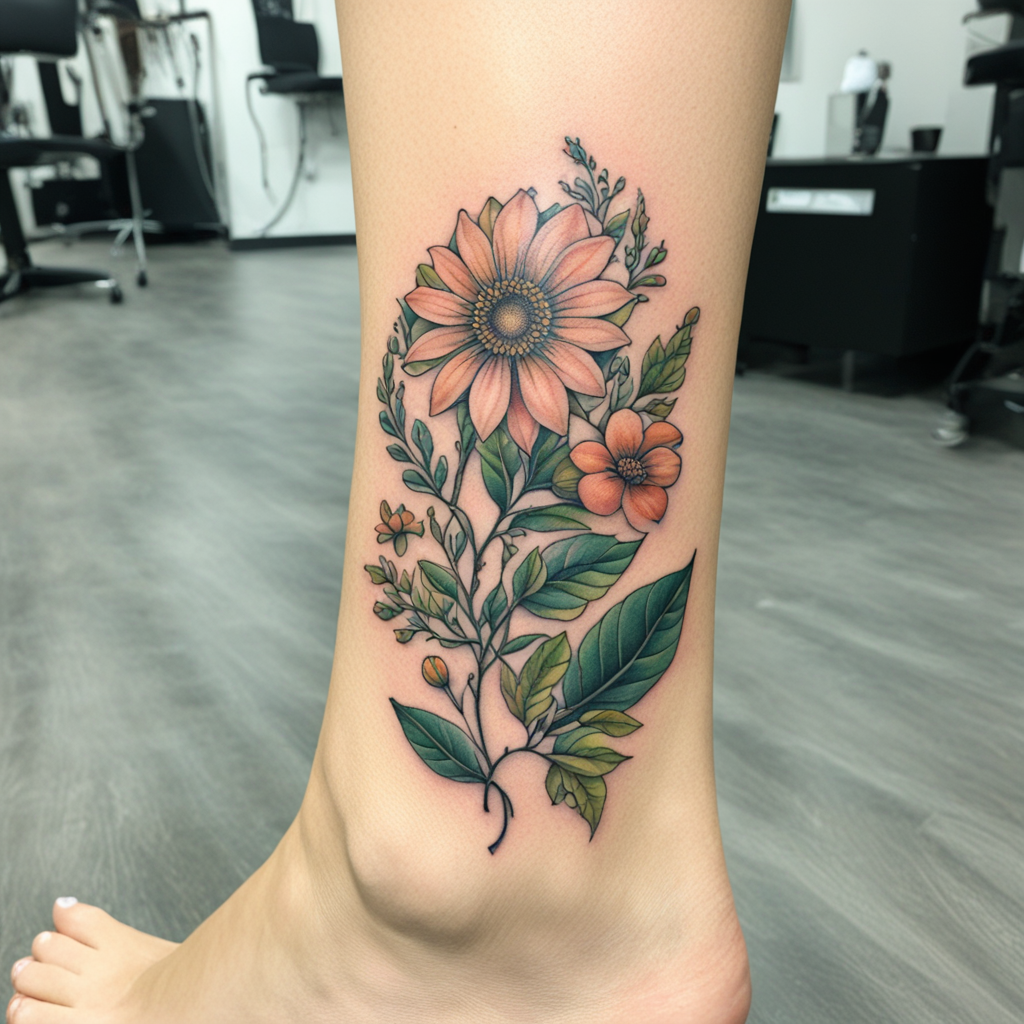 Flower Tattoo Designs design 16, tattoo inspiration