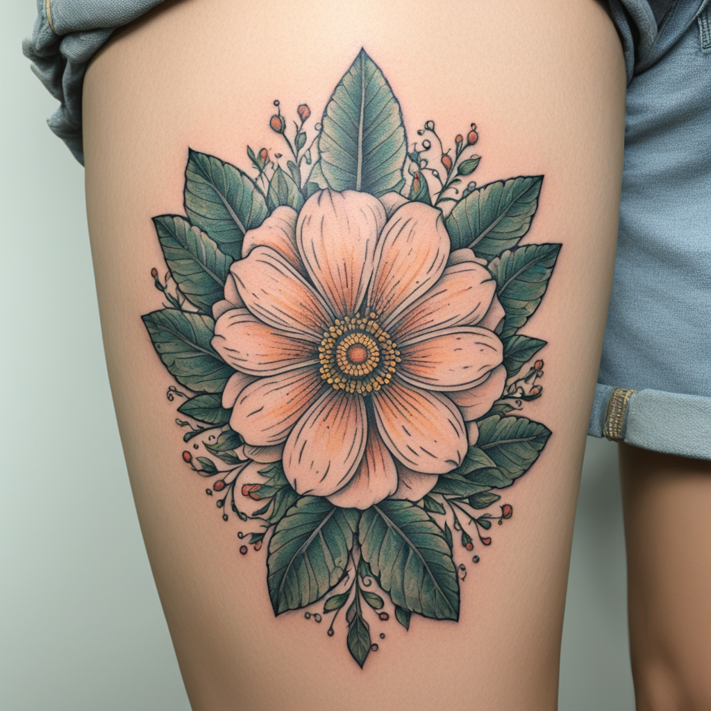 Flower Tattoo Designs design 32, tattoo inspiration