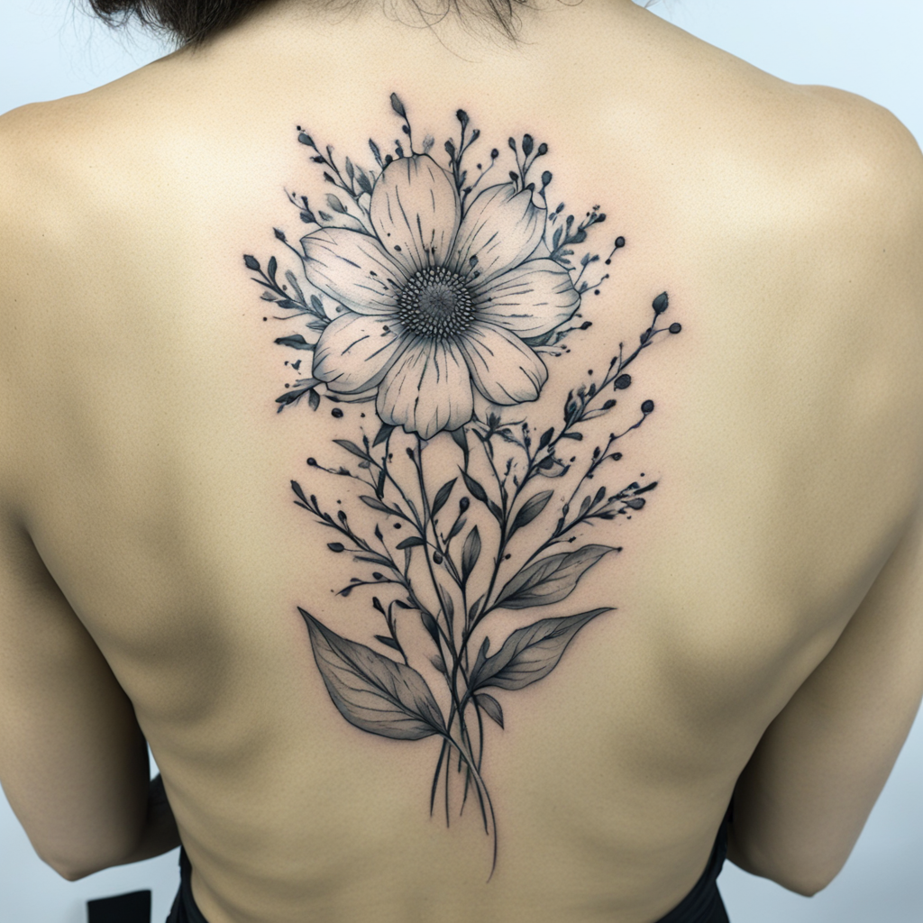 Flower Tattoo Designs design 35, tattoo inspiration