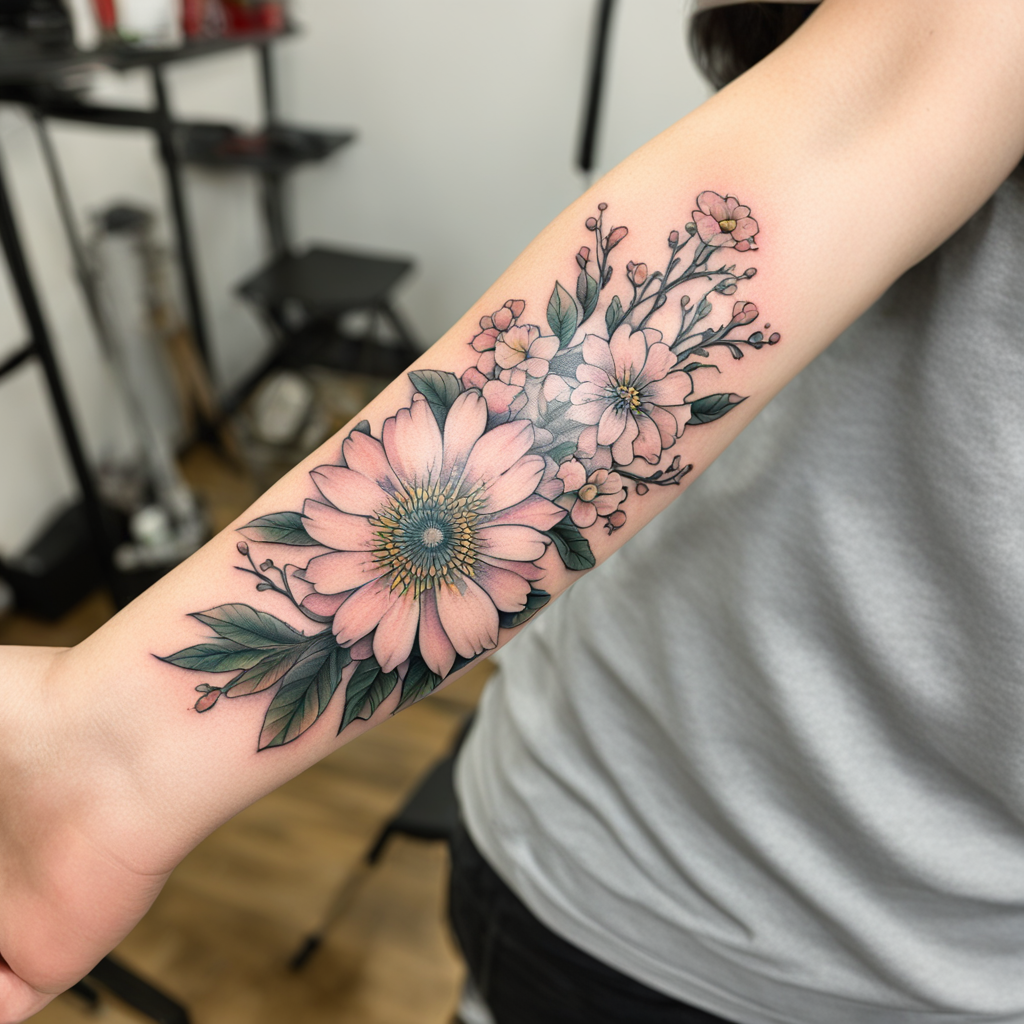 Flower Tattoo Designs design 36, tattoo inspiration