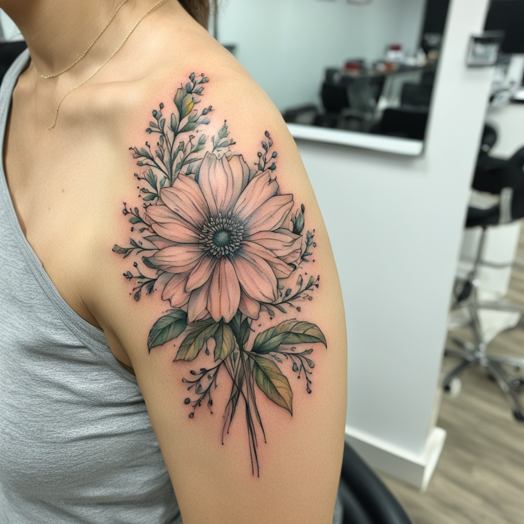 Flower Tattoo Designs design 42, tattoo inspiration