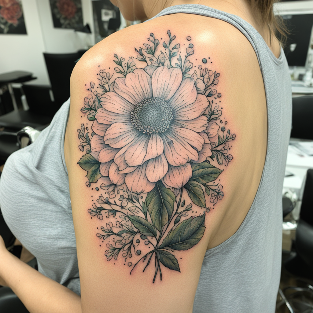 Flower Tattoo Designs design 44, tattoo inspiration