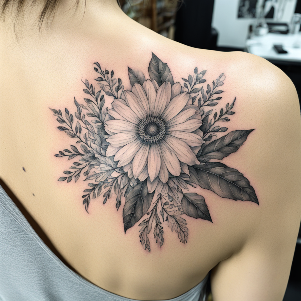 Flower Tattoo Designs design 6, tattoo inspiration
