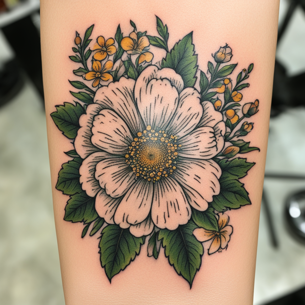 Flower Tattoo Designs design 54, tattoo inspiration