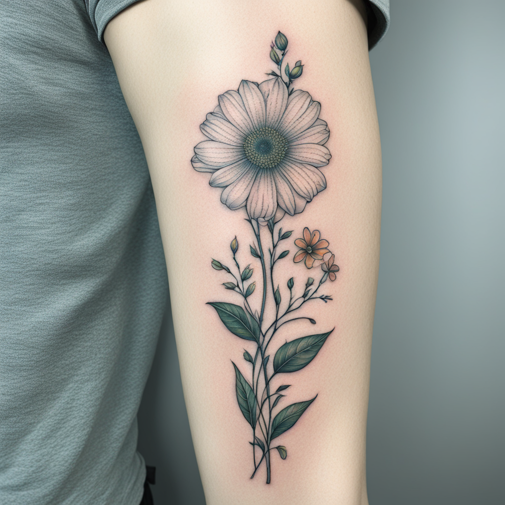 Flower Tattoo Designs design 9, tattoo inspiration