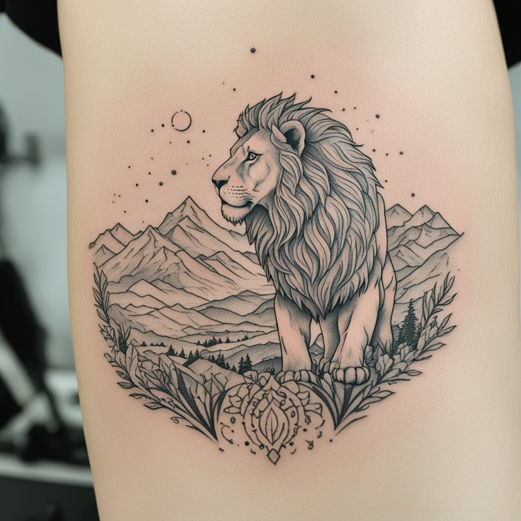 Lion Tattoo Designs design 37, tattoo inspiration