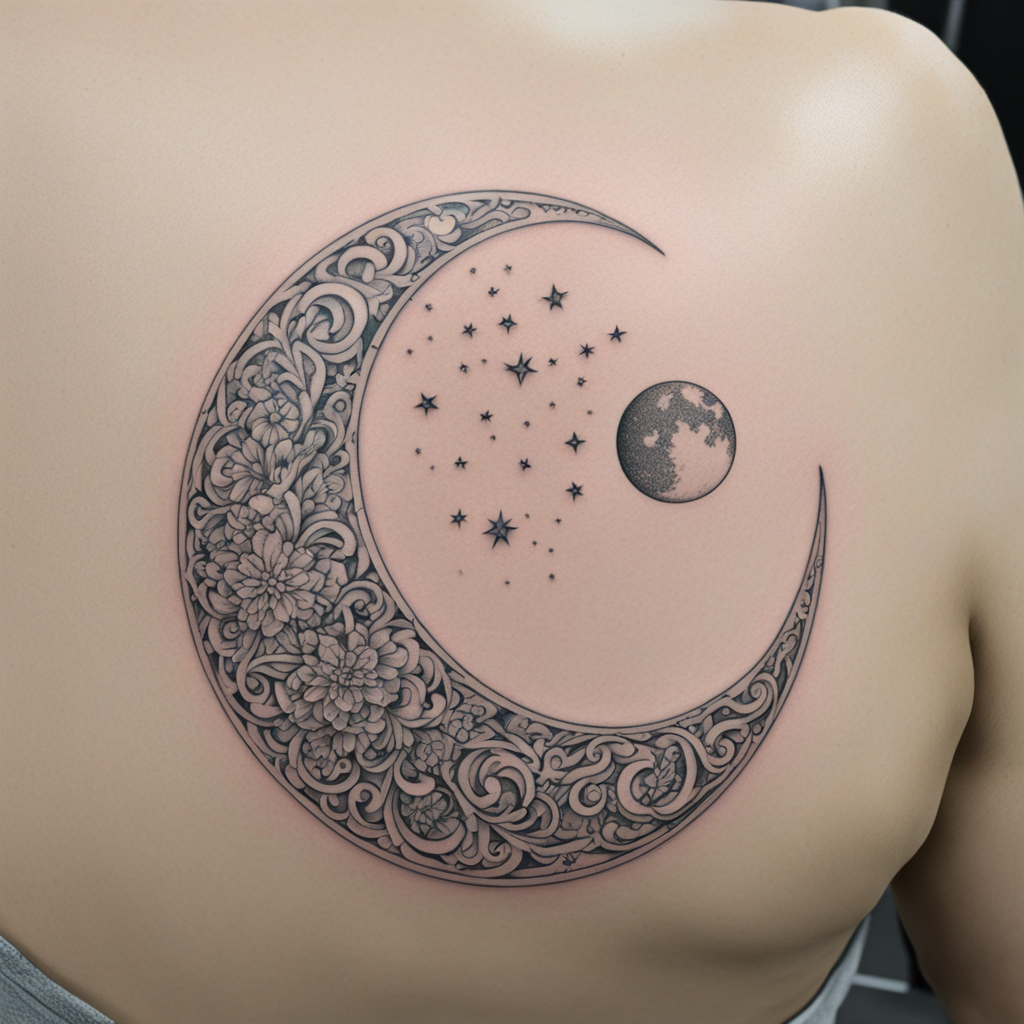 Moon Tattoo Designs design 1, tattoo inspiration