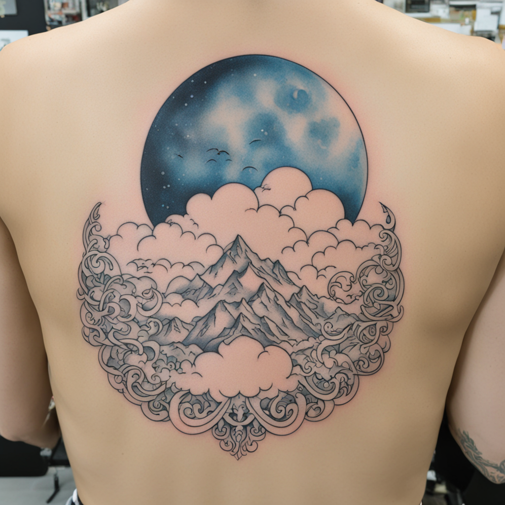 Moon Tattoo Designs design 14, tattoo inspiration