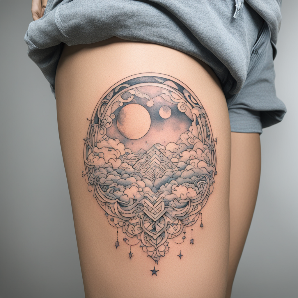Moon Tattoo Designs design 4, tattoo inspiration