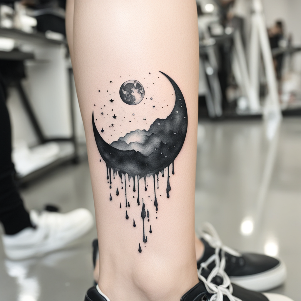 Moon Tattoo Designs design 31, tattoo inspiration