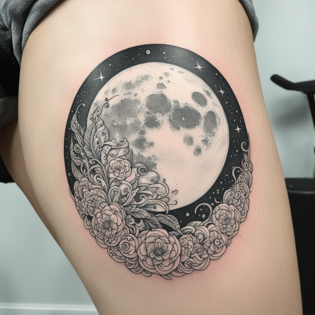 Moon Tattoo Designs design 32, tattoo inspiration