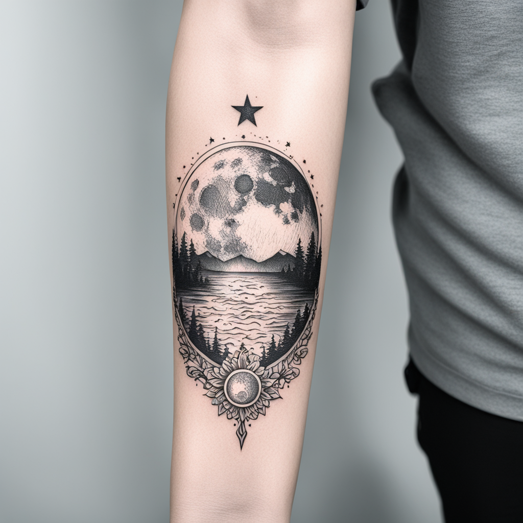 Moon Tattoo Designs design 36, tattoo inspiration