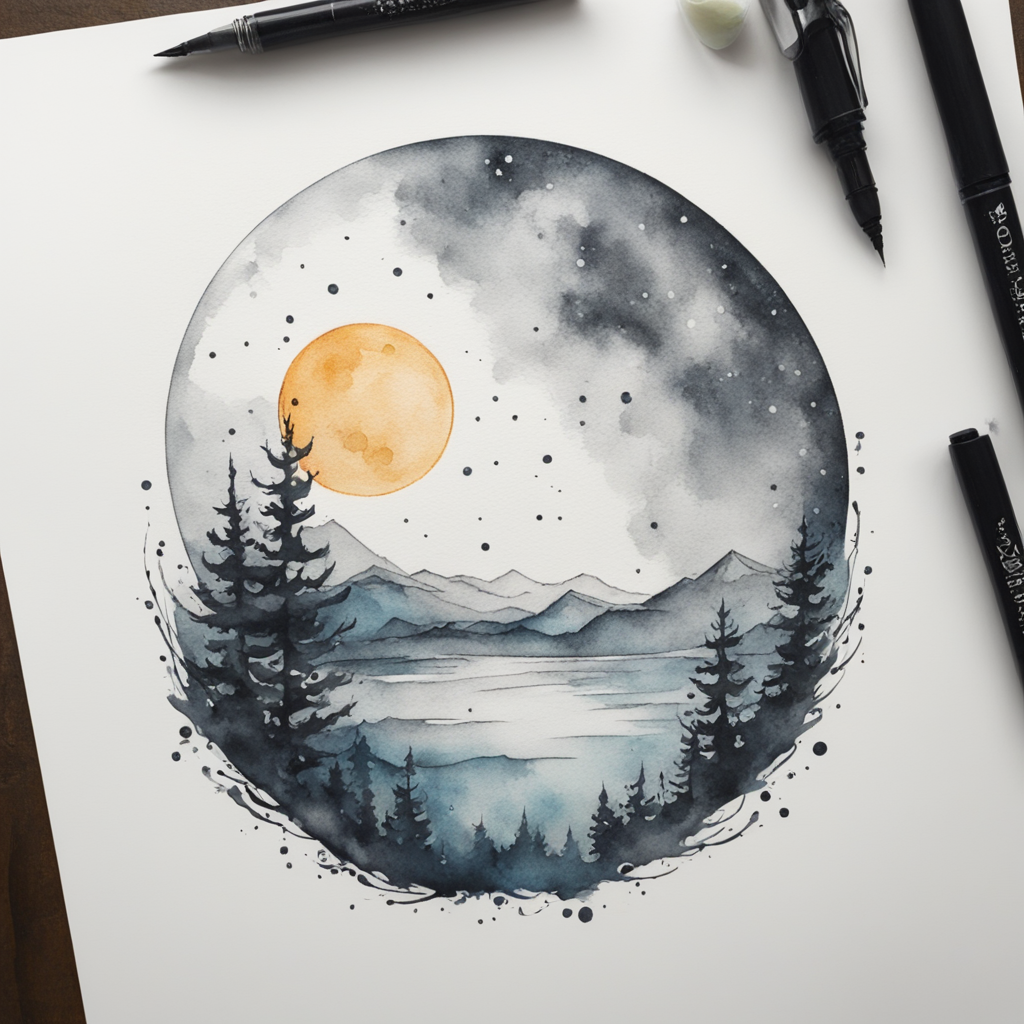 Moon Tattoo Designs design 38, tattoo inspiration