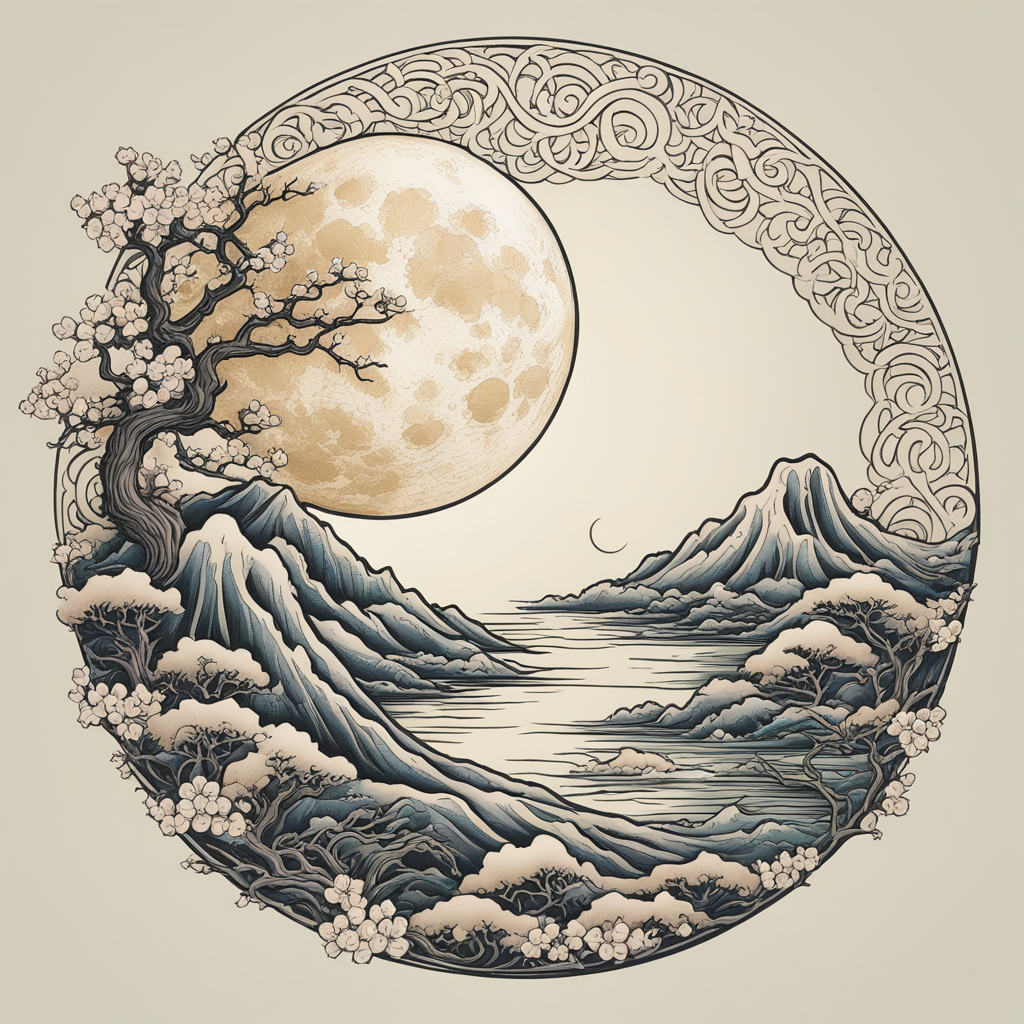 Moon Tattoo Designs design 39, tattoo inspiration