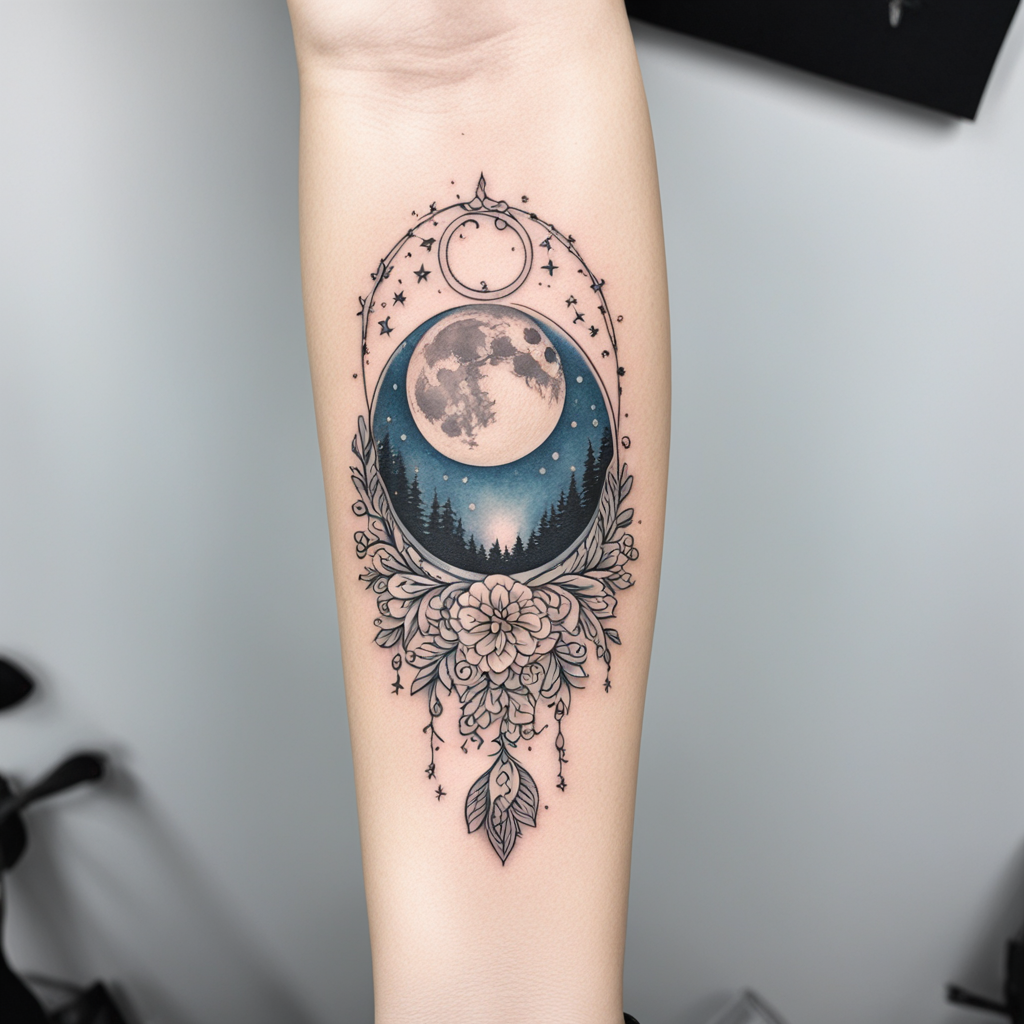 Moon Tattoo Designs design 50, tattoo inspiration