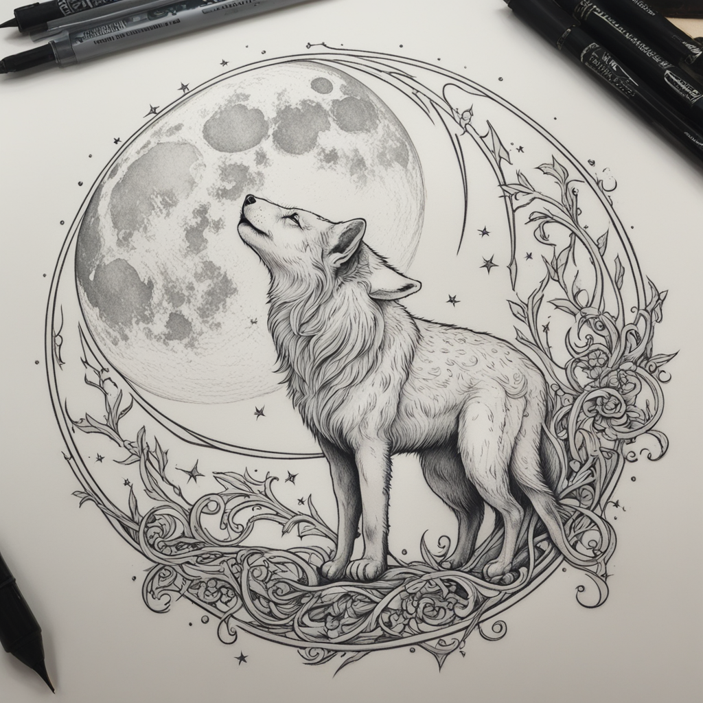 Lunar Presence, Moon Tattoo Designs tattoo design, tattoo inspiration