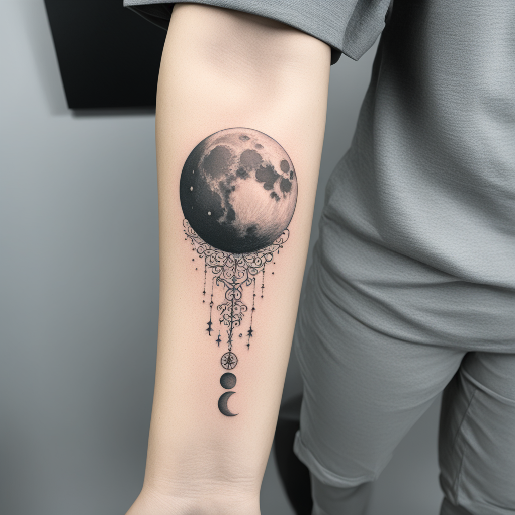 Moon Tattoo Designs design 8, tattoo inspiration