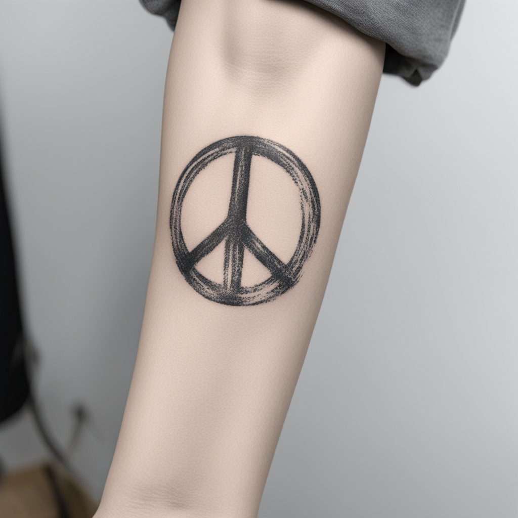 Peace Symbol Tattoo Designs design 16, tattoo inspiration