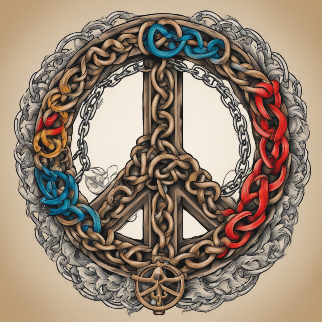 Peace Symbol Tattoo Designs design 3, tattoo inspiration