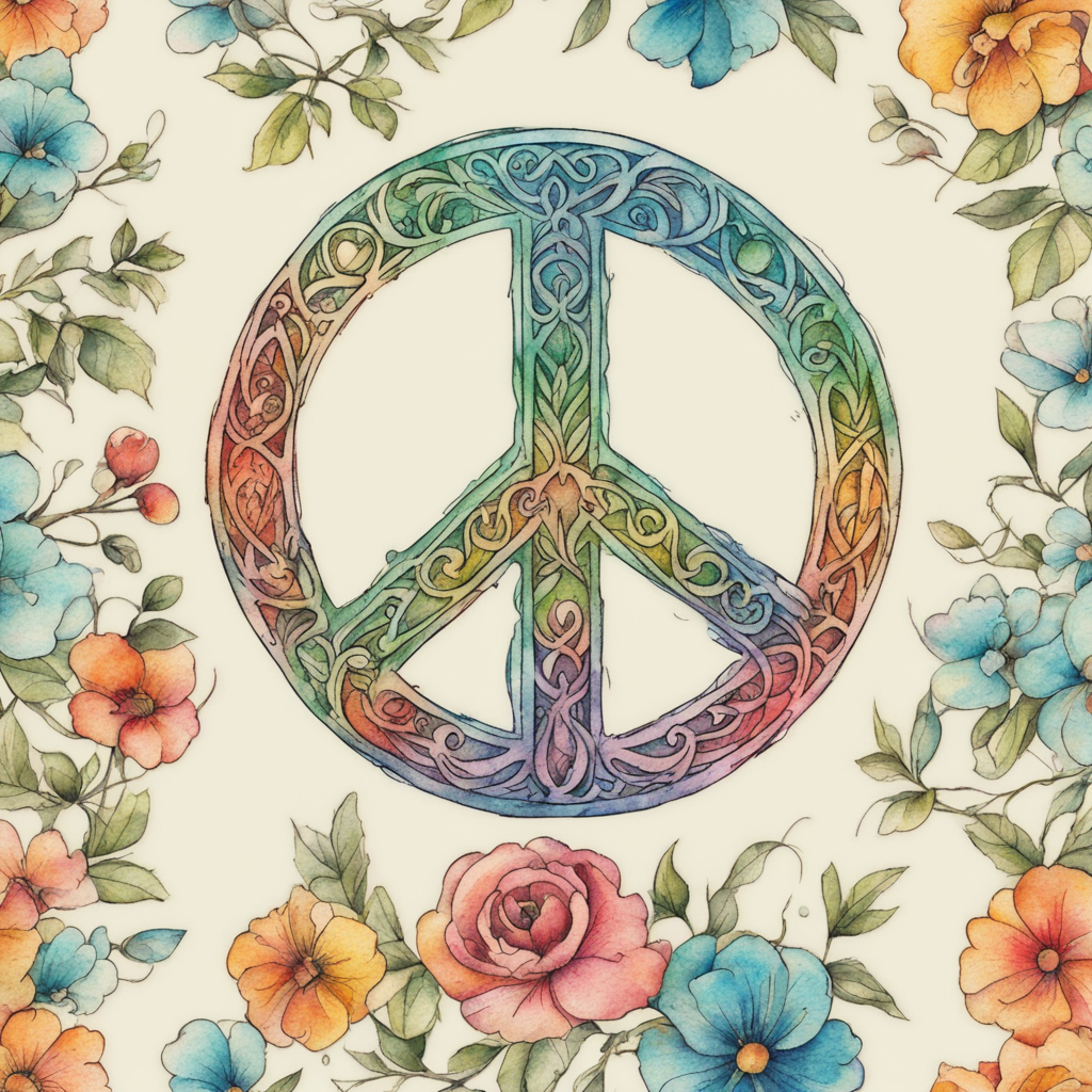 Peace Symbol Tattoo Designs design 31, tattoo inspiration